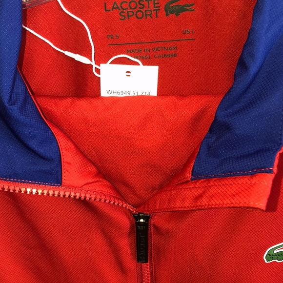 Last One - Lacoste Mens track set - new with tags - 2 piece jacket and pant - Picture 3 of 6